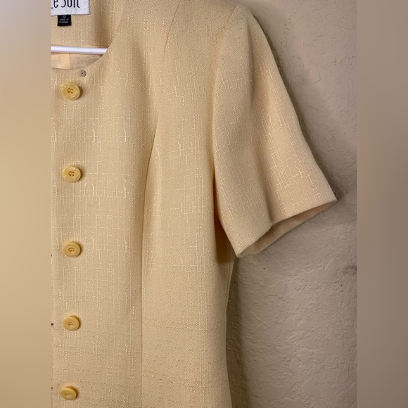 Le Suit vintage yellow women blazer‎ - Picture 9 of 10
